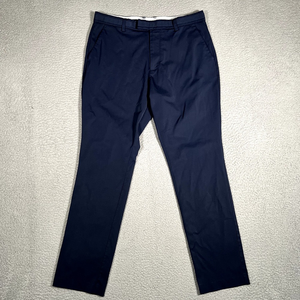 G/Fore Pants Mens 34x30 Blue Golf Performance Casual Preppy Logo Pockets UPF